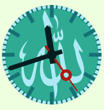 Allah-Muhammad Islamic Clock Widget