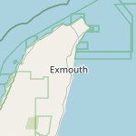 Peta lokasi: Exmouth, Australia