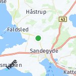 Peta lokasi: Millinge, Denmark