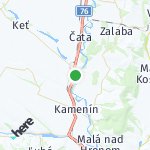 Peta lokasi: Bíňa, Slowakia