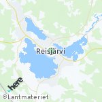 Peta lokasi: Reisjärvi, Finlandia