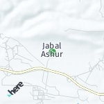 Peta lokasi: Jabal Ashur, Oman