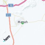 Peta lokasi: Manah, Oman