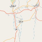 Peta lokasi: Manah, Oman