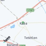 Peta lokasi: Kaba, Hongaria