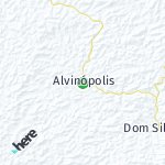Peta lokasi: Alvinópolis, Brasil
