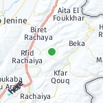 Peta lokasi: Ain Arab, Lebanon