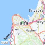 Peta lokasi: Haifa, Israel