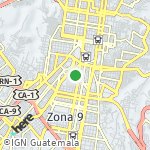 Peta lokasi: Zona 4, Guatemala