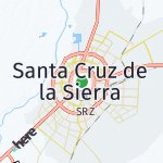 Peta lokasi: Santa Cruz de la Sierra, Bolivia