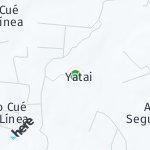 Peta lokasi: Yatai, Paraguay