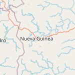 Peta lokasi: Nueva Guinea, Nikaragua