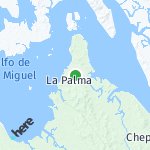 Peta lokasi: La Palma, Panama