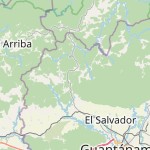 Peta lokasi: El Salvador, Kuba