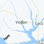 Peta lokasi: Vo, Togo