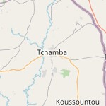 Peta lokasi: Tchamba, Togo