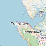 Peta lokasi: Freetown, Sierra Leone