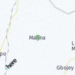 Peta lokasi: Manna, Liberia