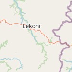 Peta lokasi: Plateaux, Gabon