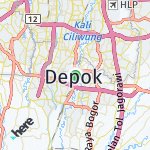 Peta lokasi: Depok, Indonesia