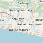 Peta lokasi: Kebumen, Indonesia