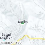 Peta lokasi: Malka, Yordania