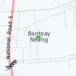 Peta lokasi: Banteay Neang, Kamboja