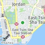 Peta lokasi: Tsim Sha Tsui, Hong Kong SAR