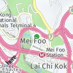 Peta lokasi: Mei Foo, Hong Kong SAR