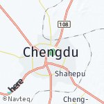 Peta lokasi: Chengdu, Cina