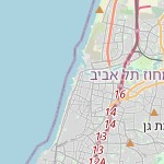 Peta lokasi: הצפון הישן - החלק הצפוני, Israel untuk keperluan jadwal sholat