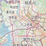 Peta lokasi: 김포시, Korea Selatan untuk keperluan jadwal sholat