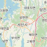 Peta lokasi: 서산시, Korea Selatan untuk keperluan jadwal sholat