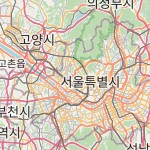 Peta lokasi: Seoul, Korea Selatan untuk keperluan jadwal sholat