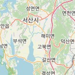 Peta lokasi: 서산시, Korea Selatan untuk keperluan jadwal sholat