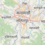 Peta lokasi: ललितपुर जिल्ला, Nepal untuk keperluan jadwal sholat