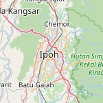 Peta lokasi: Majlis Bandaraya Ipoh, Malaysia untuk keperluan jadwal sholat