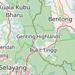 Peta lokasi: Genting Highlands, Malaysia untuk keperluan jadwal sholat