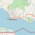 Peta lokasi: Tawau, Malaysia untuk keperluan jadwal sholat