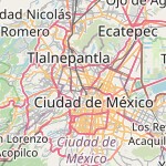 Peta lokasi: Ciudad de México, Meksiko untuk keperluan jadwal sholat
