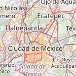 Peta lokasi: Ciudad de México, Meksiko untuk keperluan jadwal sholat
