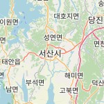 Peta lokasi: 서산시, Korea Selatan untuk keperluan jadwal sholat