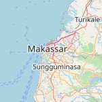 Peta lokasi: Makassar, Indonesia untuk keperluan jadwal sholat