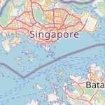 Peta lokasi: Singapura, Singapura untuk keperluan jadwal sholat