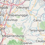 Peta lokasi: Bogor, Indonesia untuk keperluan jadwal sholat