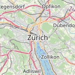 Peta lokasi: Bezirk Zürich, Swiss untuk keperluan jadwal sholat