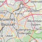 Peta lokasi: Brussel-Hoofdstad - Bruxelles-Capitale, Belgia untuk keperluan jadwal sholat