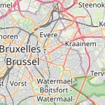Peta lokasi: Brussel-Hoofdstad - Bruxelles-Capitale, Belgia untuk keperluan jadwal sholat