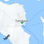 Peta lokasi: Torshavn, Kepulauan Faroe