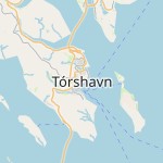 Peta lokasi: Torshavn, Kepulauan Faroe